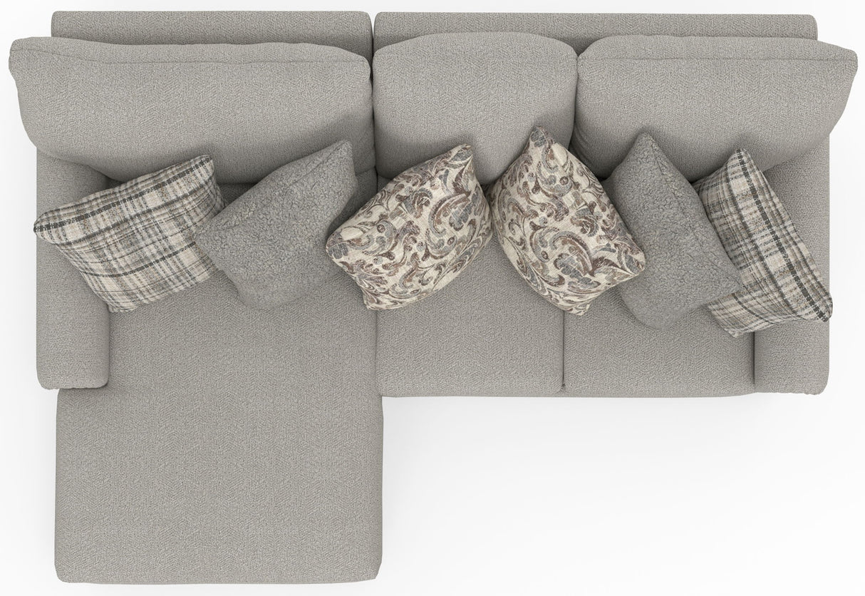 Livingston - Sectional With Comfort Coil Seating And Accent Pillows Included