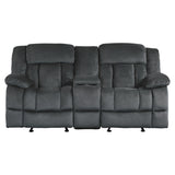 Laurelton - Double Glider Reclining Loveseat With Center Console