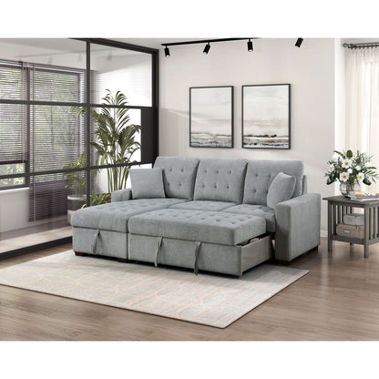 Waitsfield - Sectional With Chaise, Pull-Out Bed And Hidden Storage
