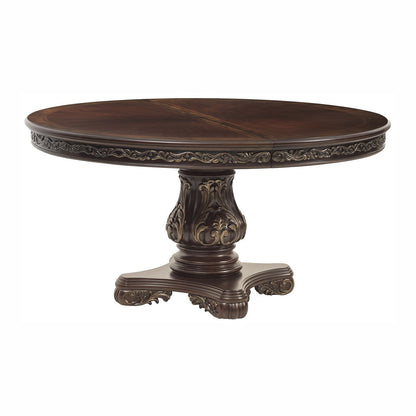 Deryn Park - 5 Piece Set (Round Table & 4 Side Chairs) - Cherry