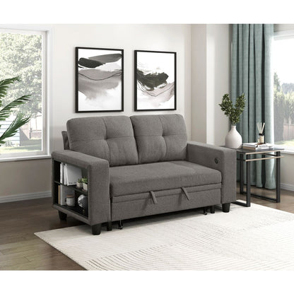 Robinson - Loveseat With Pull-Out Bed, Shelves And Charging Ports