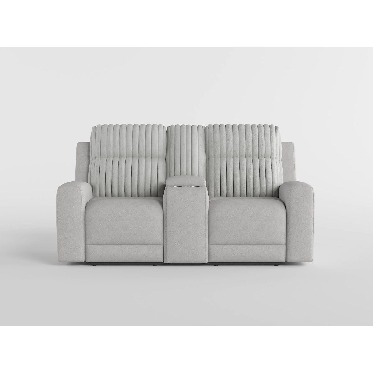 Benton - Double Reclining Loveseat - Light Gray