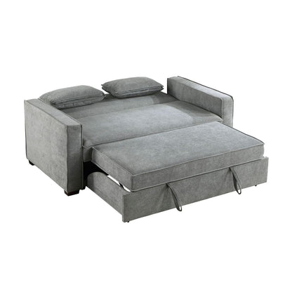 Alta - Convertible Studio Sofa With Pull-Out Bed - Gray