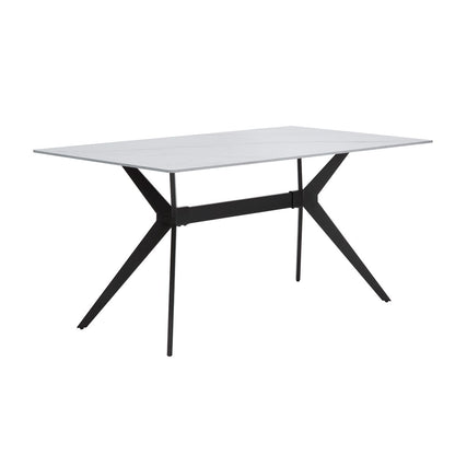 Brixley - 5 Piece Set (Table & 4 Side Chairs) - Dark Gray / White