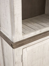 Havalance - 4 Pc. - Entertainment Center - 67" TV Stand - Brown / Beige