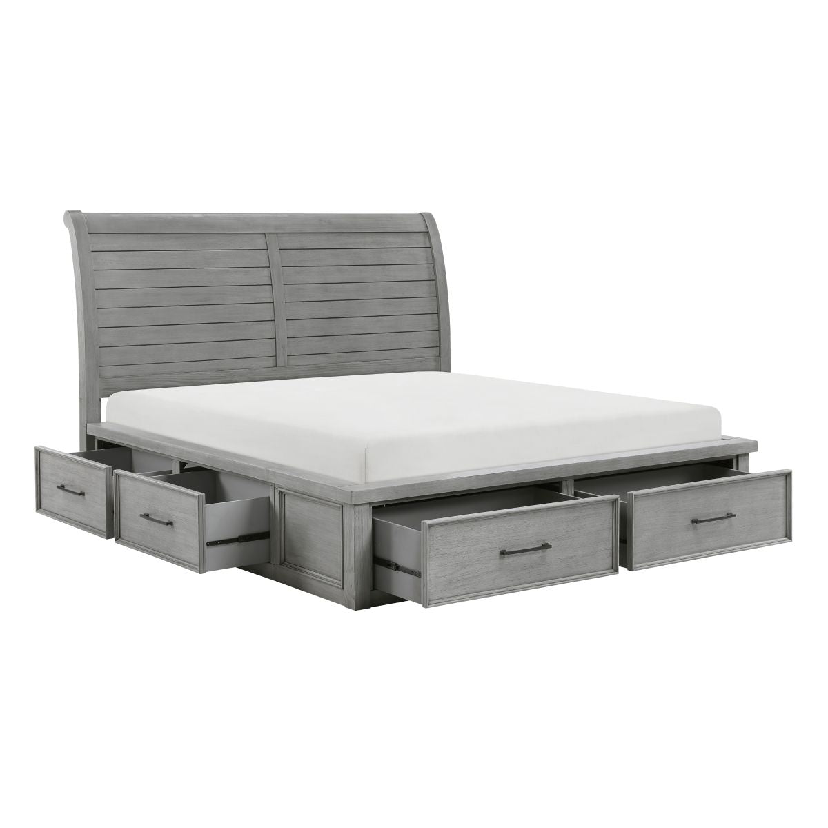 Logandale - Bed With Storage Footboard And Side Rails