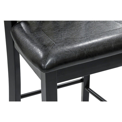 Norman - 5 Piece Pack Counter Height Set - Black