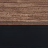 Wildenauer - Rectangular End Table - Brown / Black