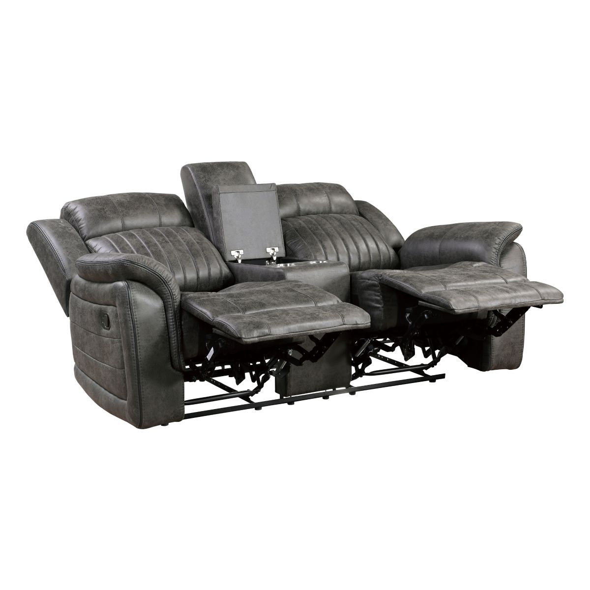Centeroak - Double Reclining Loveseat With Center Console