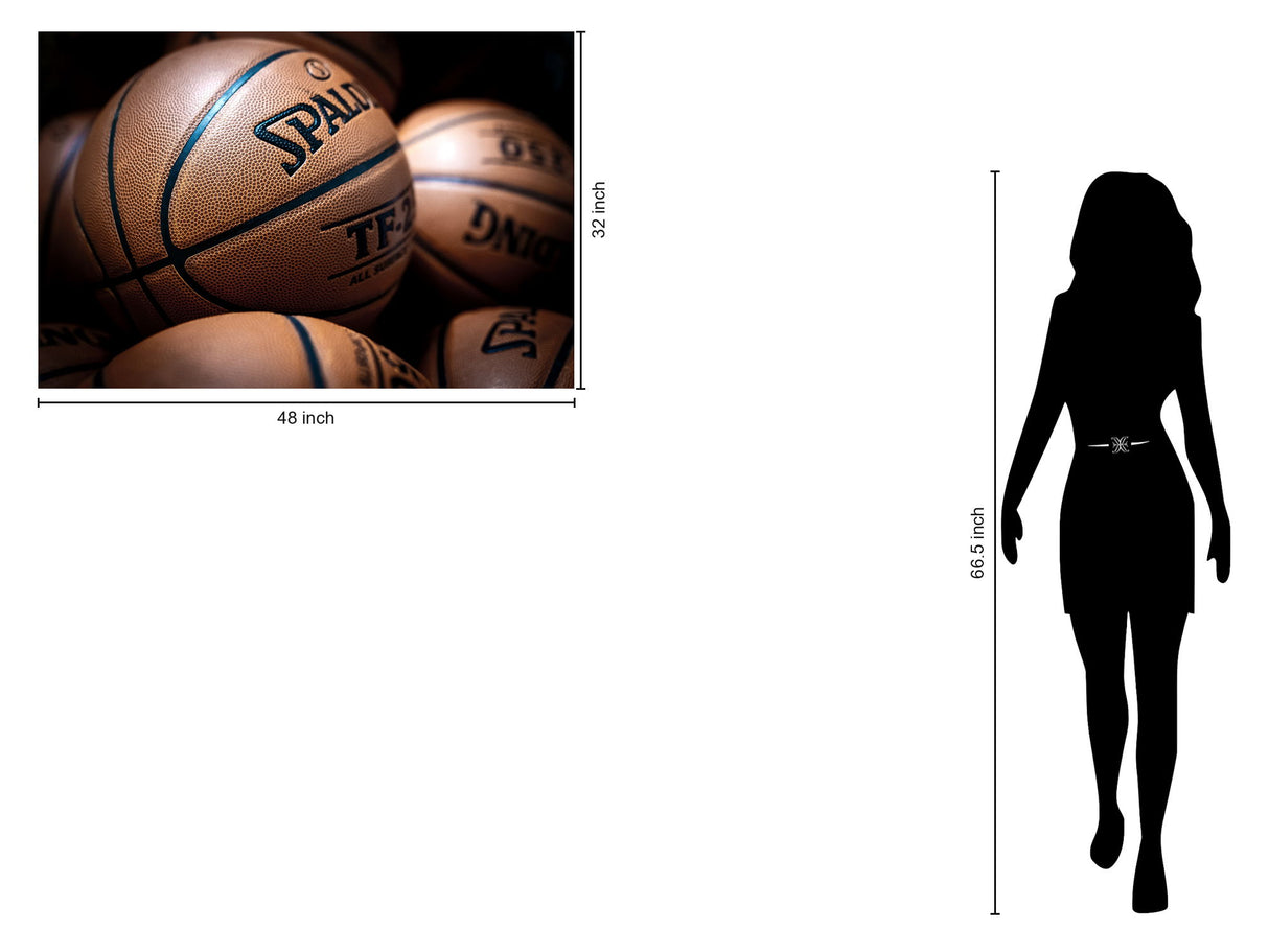 "Courtside Essence" Gloss Canvas - Gloss / Brown