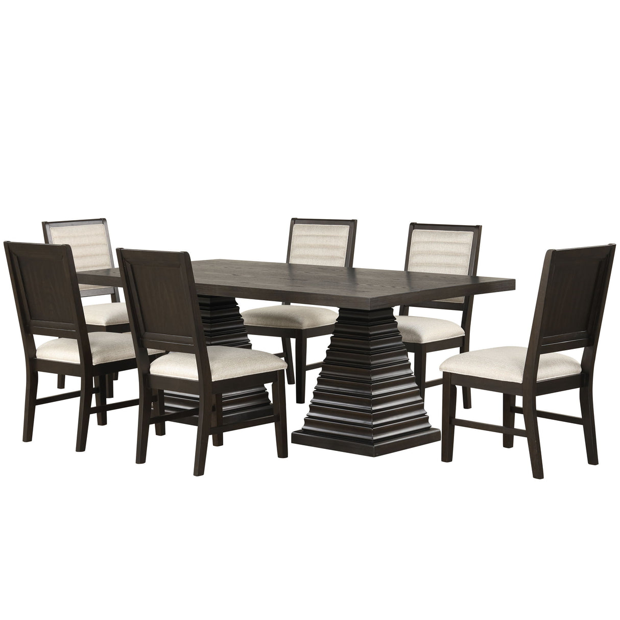 Plateau - 78" Rectangle Dining Table Set