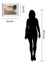 Zeppelin By Aliaga, C. - Mirror Framed Print Wall Art - Dark Gray