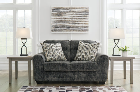 Furniture City - MS - Ashley Furniture - Lonoke Living Room - Chair and a Half / Gunmetal - 5050423