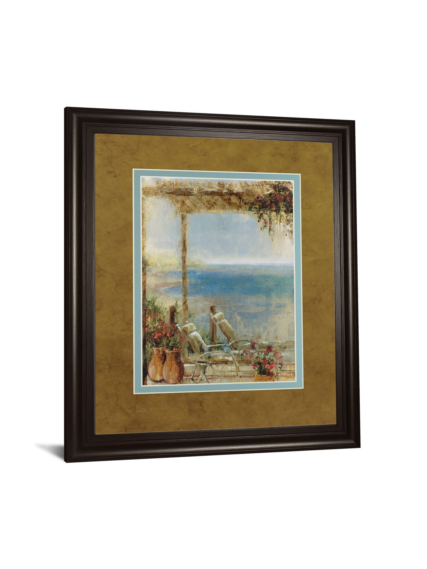 Ocean Retreat Il By Stiles - Framed Print Wall Art - Light Brown