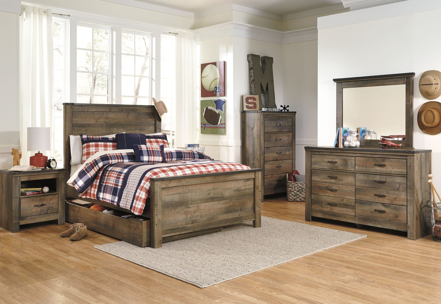 Trinell - Five Drawer Chest - Brown