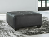 Brixley Pier - Oversized Accent Ottoman - Graphite