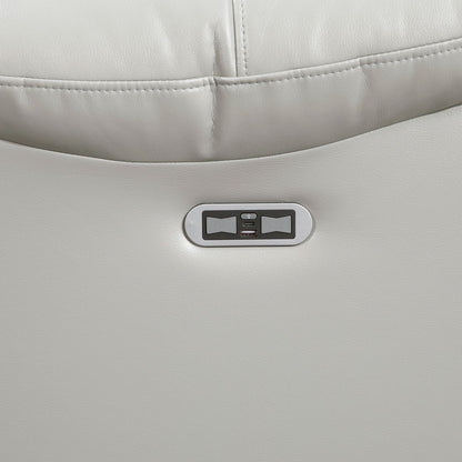 Huron - Power Double Reclining Loveseat With Center Console, Wireless Speakers, LED And Charging Ports