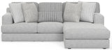 Logan - Upholstered Sectional With Comfort Coil Seating And Accent Pillows Included