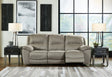 Furniture City - MS - Ashley Furniture - Next-Gen Gaucho Living Room - DBL Rec Loveseat w/Console / Putty - 5420394