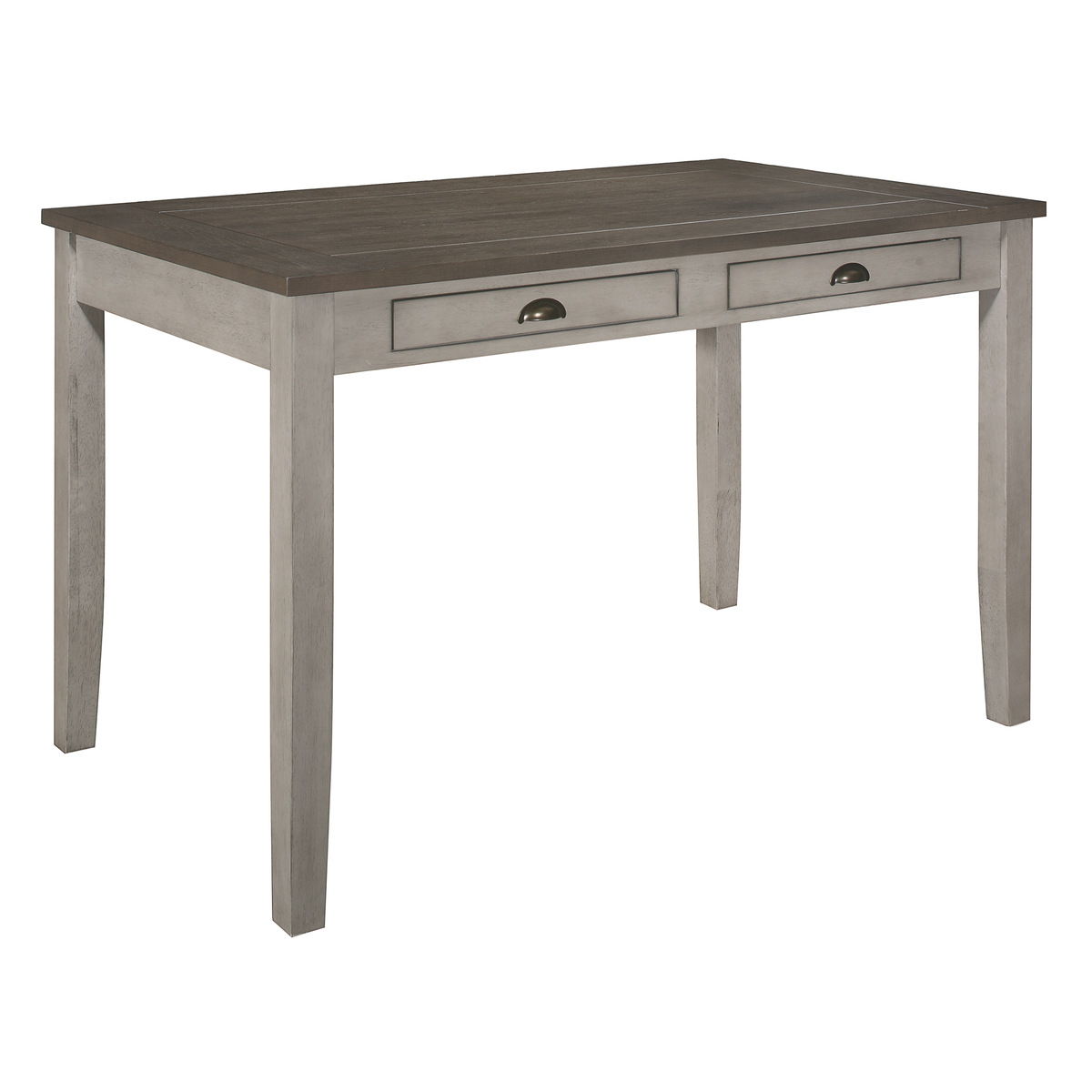 Brightleaf - 5 Piece Dining Room Set (Table & 4 Side Chairs) - Gray