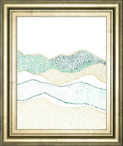 22x26 Terra Dots II By Vanna Lam - White