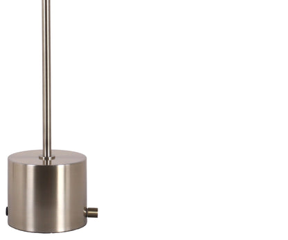 Walnut Horizon - 17 X 15 - Usb-C Charging, Metal Accent Lamp (Set of 2) - Antique Brass