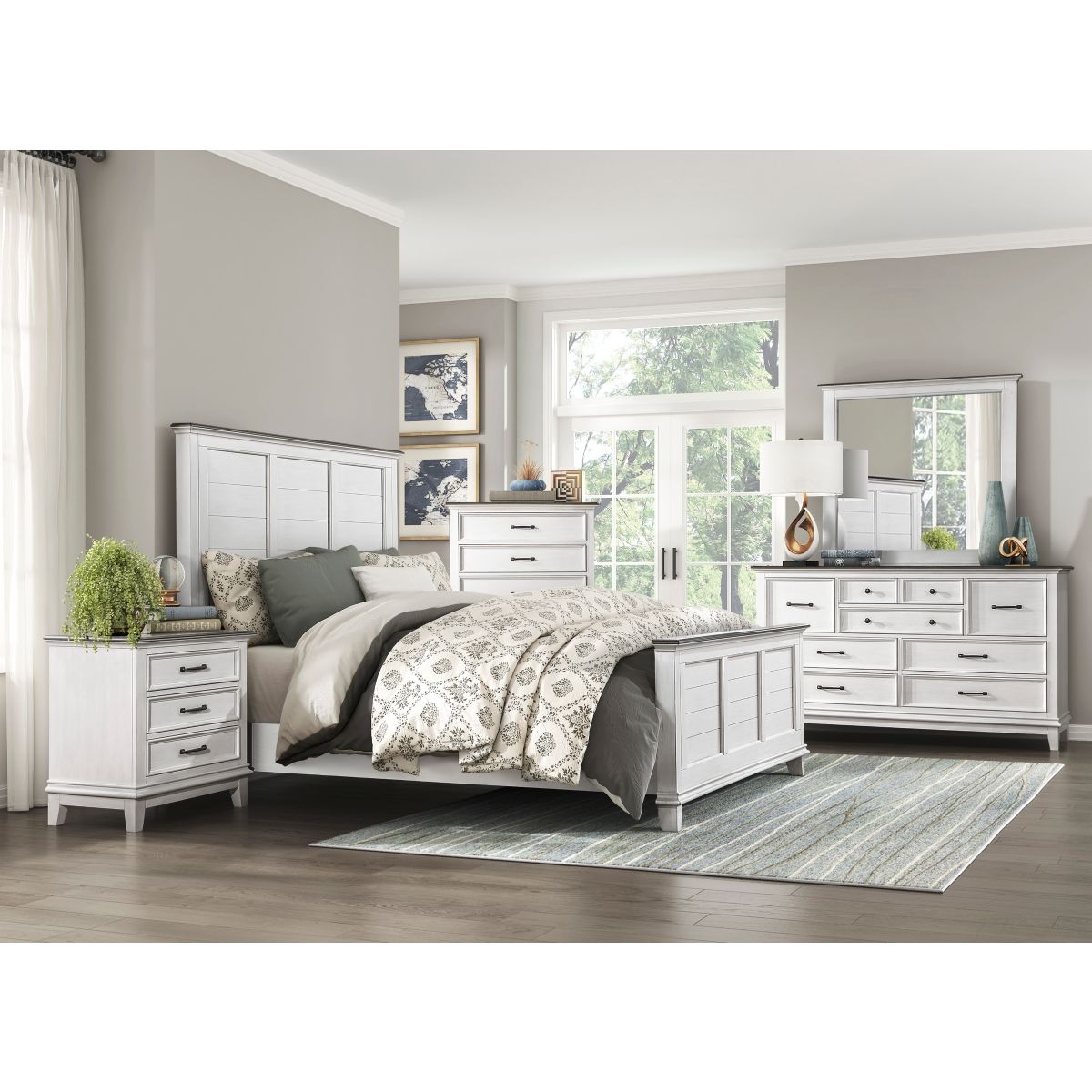 Chesterton - Dresser - White / Brown