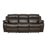 Marille - Double Reclining Sofa With Center Drop-Down Cup Holders