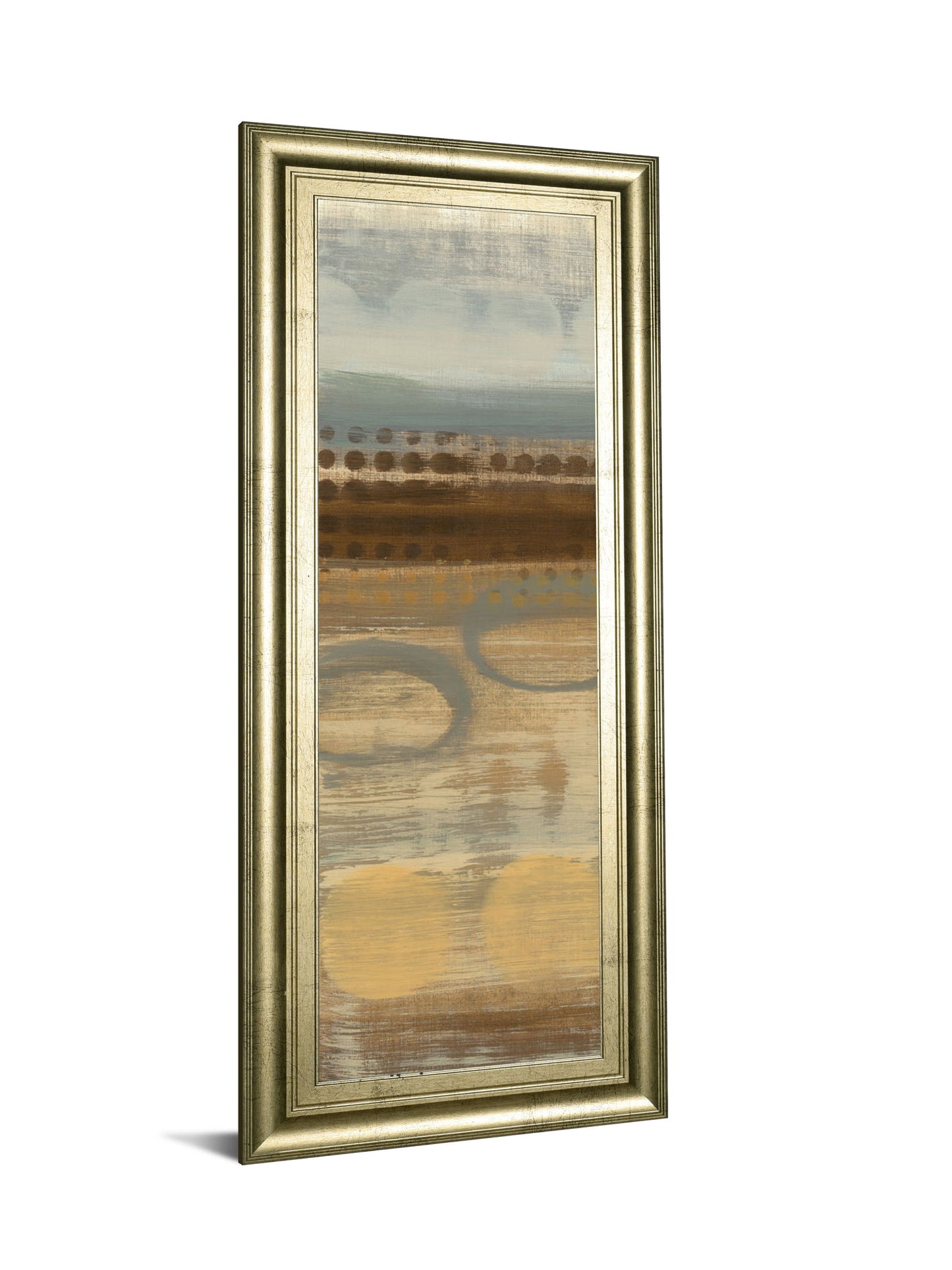 Movement Panel I By Jeni Lee - Framed Print Wall Art - Light Brown