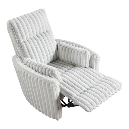 Payton - Swivel Glider Reclining Chair - Gray