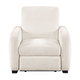 Vera - Power Reclining Chair With USB Charging Ports - Beige