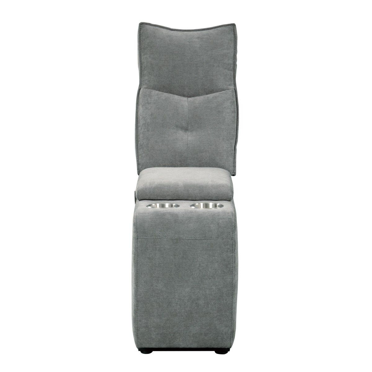 Tesoro - 3 Piece Power Double Reclining Loveseat - Dark Gray