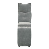 Tesoro - 3 Piece Power Double Reclining Loveseat - Dark Gray