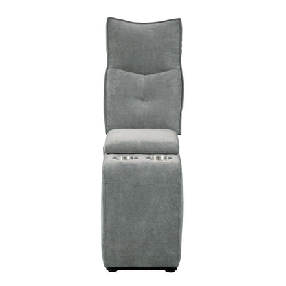 Tesoro - 3 Piece Power Double Reclining Loveseat - Dark Gray
