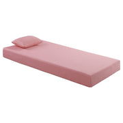 Leo - 7" Gel Infused Memory Foam Mattress And Pillow Set