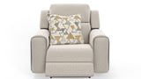 Micah - Power Headrest Power Deep Seat Lay Flat Recliner - Oatmeal