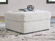 Furniture City - MS - Ashley Furniture - Cuddle Plush Living Room - Oversized Accent Ottoman / Arctic - PC5910608