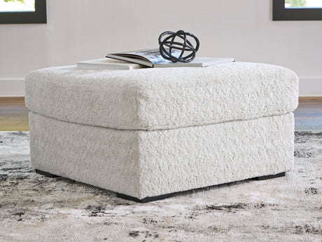 Furniture City - MS - Ashley Furniture - Cuddle Plush Living Room - Oversized Accent Ottoman / Arctic - PC5910608