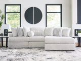 Furniture City - MS - Ashley Furniture - Cuddle Plush Sectional - RAF 10-Piece Sectional / Arctic - PC59106S10
