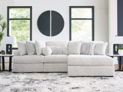 Furniture City - MS - Ashley Furniture - Cuddle Plush Sectional - RAF 10-Piece Sectional / Arctic - PC59106S10