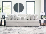 Furniture City - MS - Ashley Furniture - Cuddle Plush Sectional - RAF 3-Piece Sectional / Arctic - PC59106S5