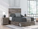 Graystorm - Panel Bed With Storage