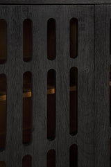 Vallisburg - Accent Cabinet - Black / Natural