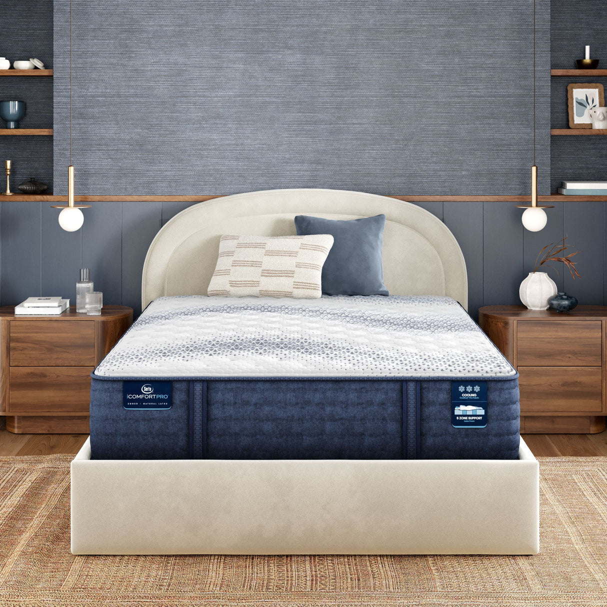 iComfortPro - 14" Kingston Latex Foam Firm Mattress