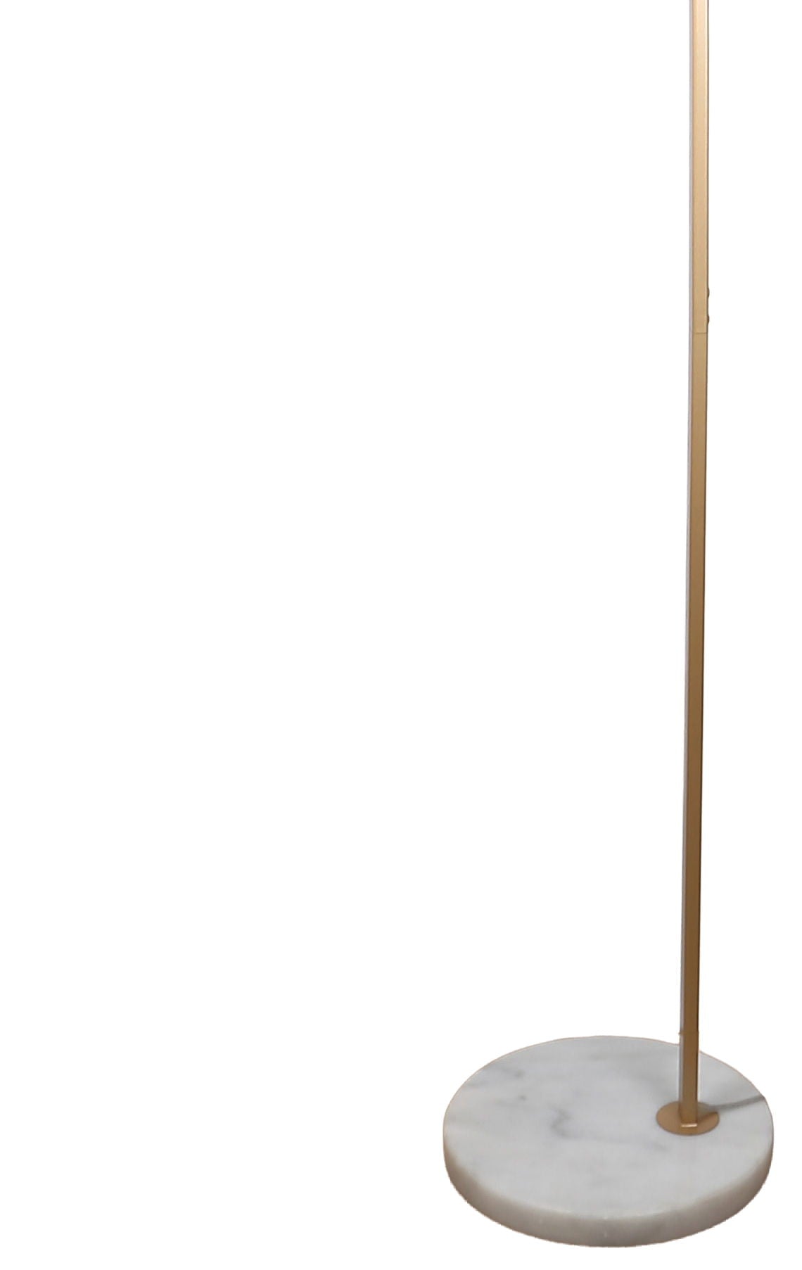 Gilded Canopy - 63 X 26 - Metal Floor Lamp - Painted Gold, White Marble