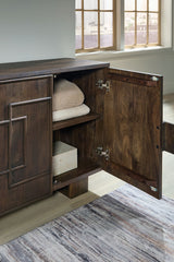 Cato - Accent Cabinet - Dark Brown