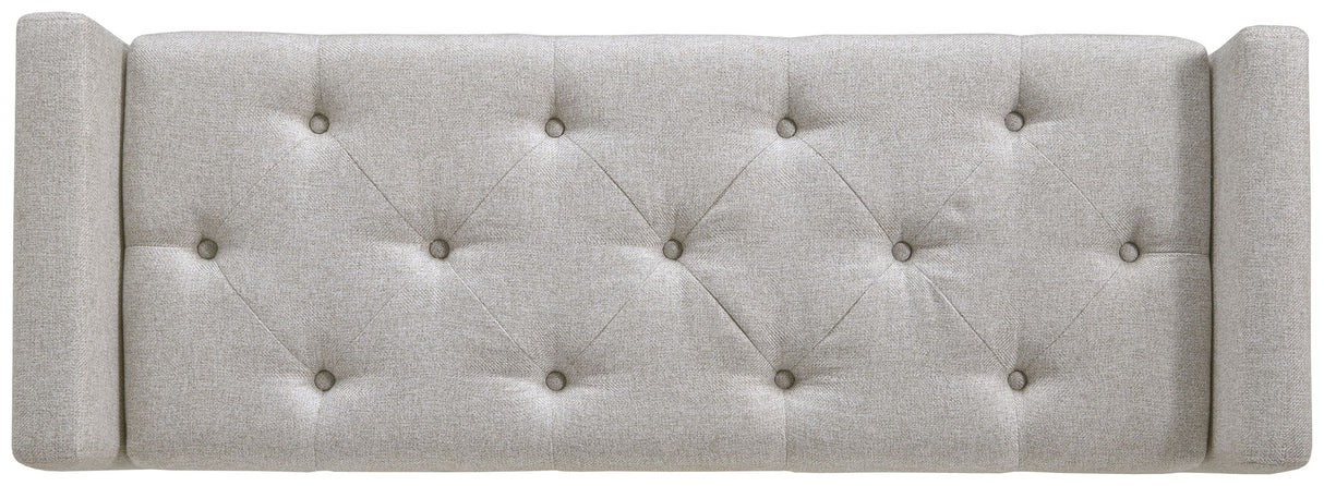 Briarson - Storage Bench - Beige / Brown