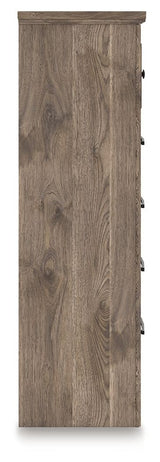 Rusticott - Five Drawer Chest - Brown