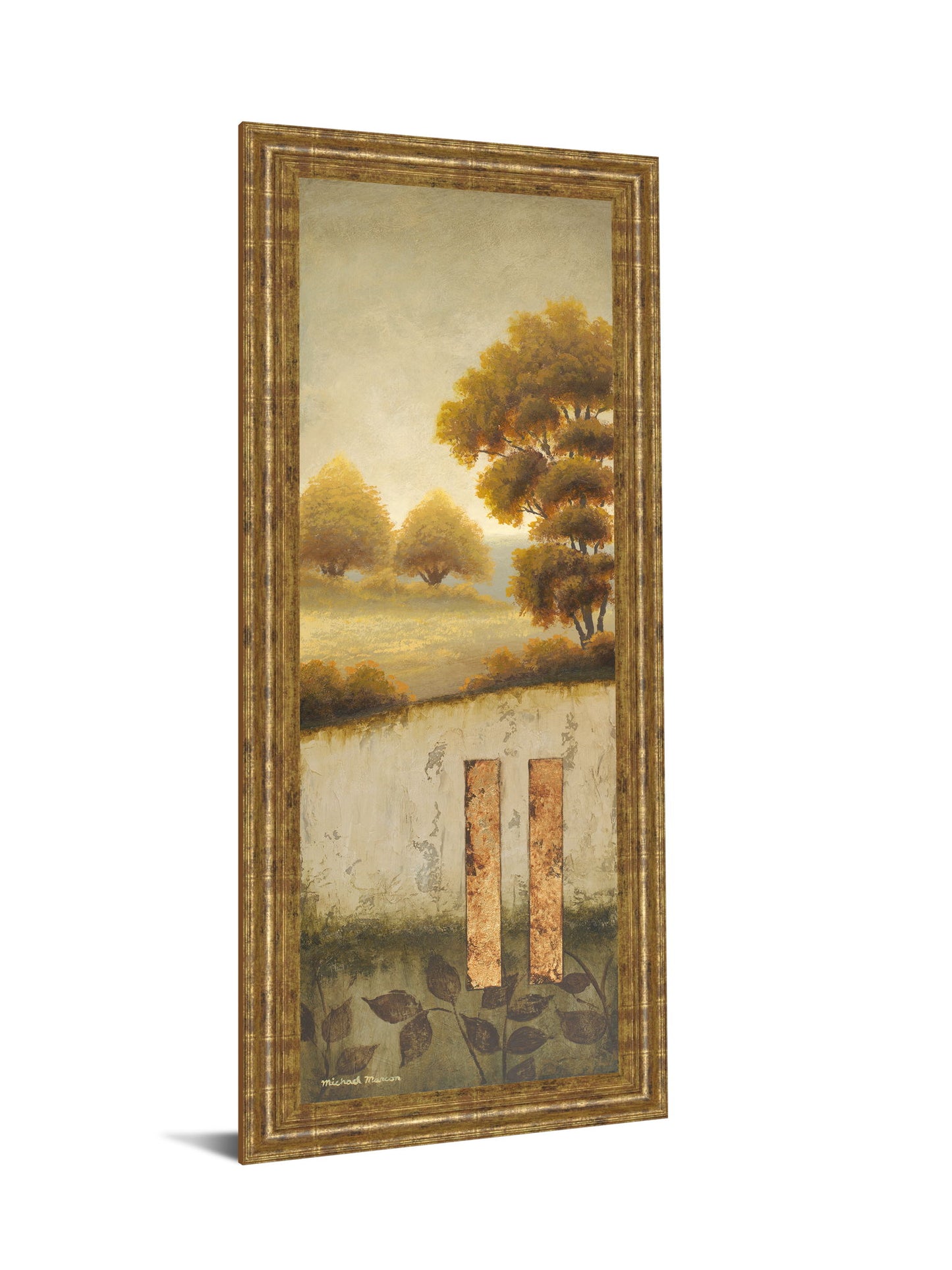 Beyond The Forest By Michael Marcon - Framed Print Wall Art - Beige