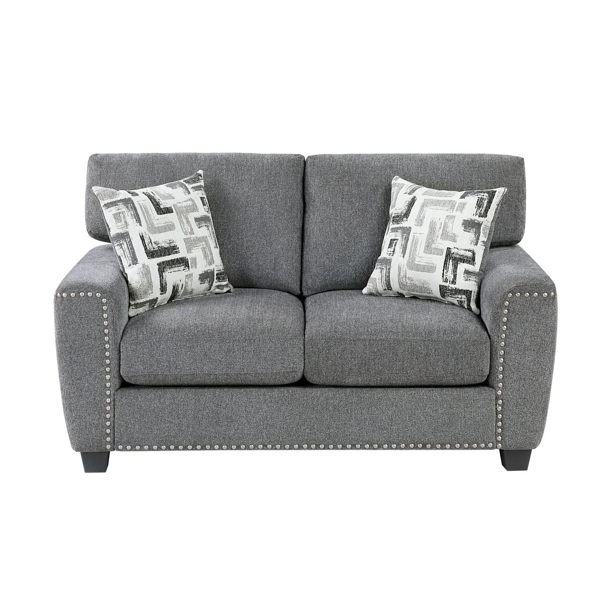 Isabel - Sofa & Loveseat - Dark Gray